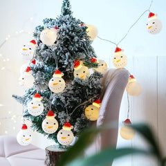 Snowman string lights Christmas lights decoration lights - Mytrendss