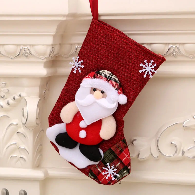 Christmas gift bag christmas hanging socks - Mytrendss