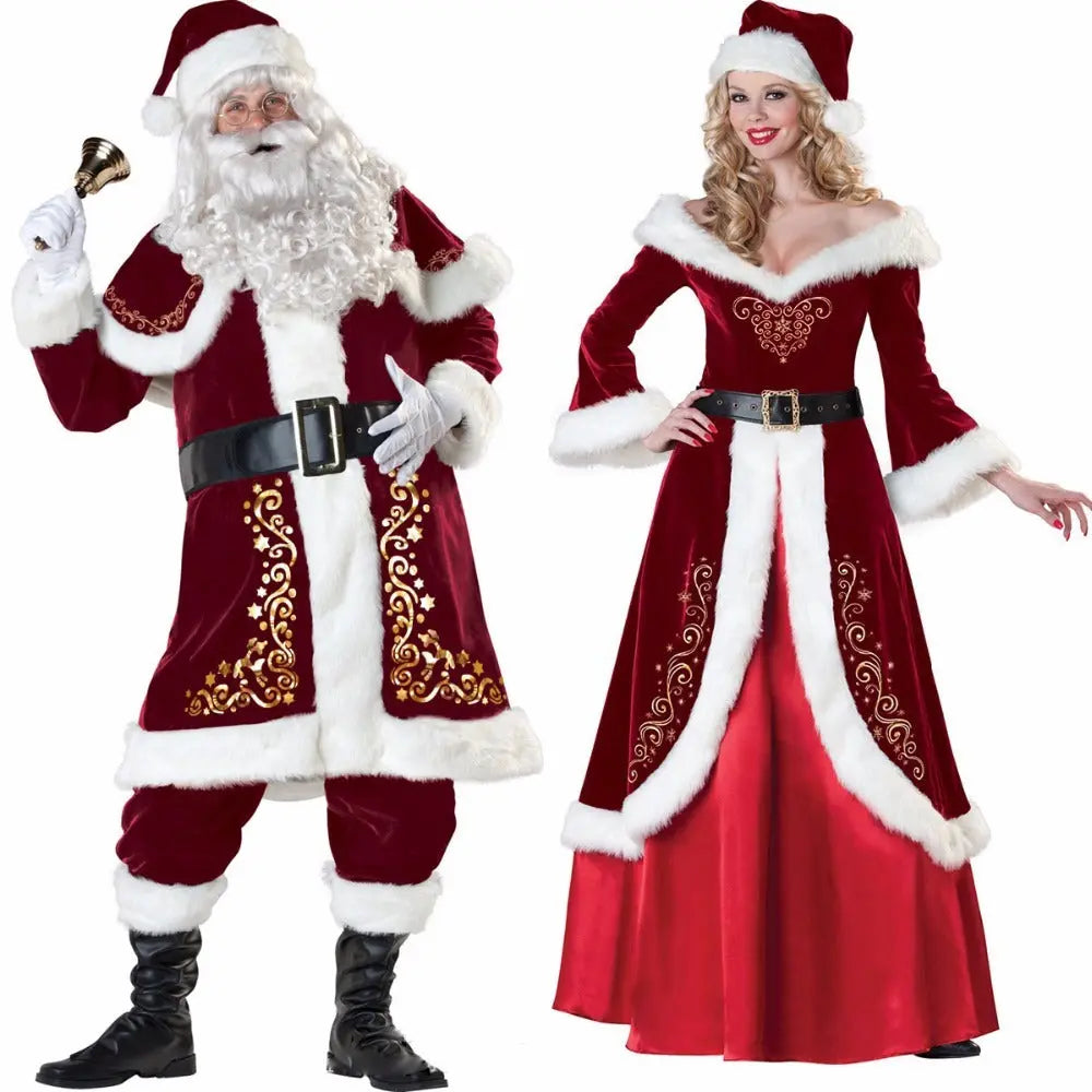 Christmas Queen Princess Dress Santa Claus dress - Mytrendss