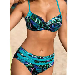 Stylish Two-piece High-waisted Bikini Woman Mytrendss