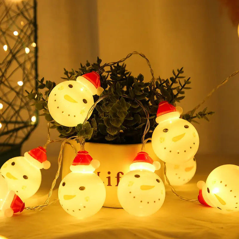 Snowman string lights Christmas lights decoration lights - Mytrendss