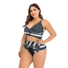 One-piece Plus Fertilizer Plus Fat Woman Swimsuit Big Cup Mytrendss