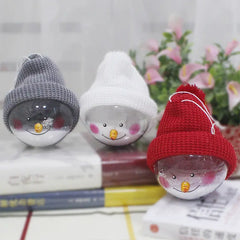 Christmas decorations creative Christmas Snowman children toys plastic Christmas Ball Christmas Pendant - Mytrendss