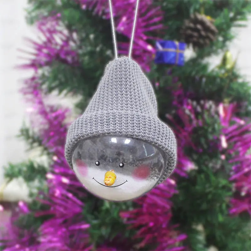 Christmas decorations creative Christmas Snowman children toys plastic Christmas Ball Christmas Pendant - Mytrendss