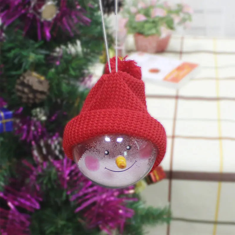 Christmas decorations creative Christmas Snowman children toys plastic Christmas Ball Christmas Pendant - Mytrendss