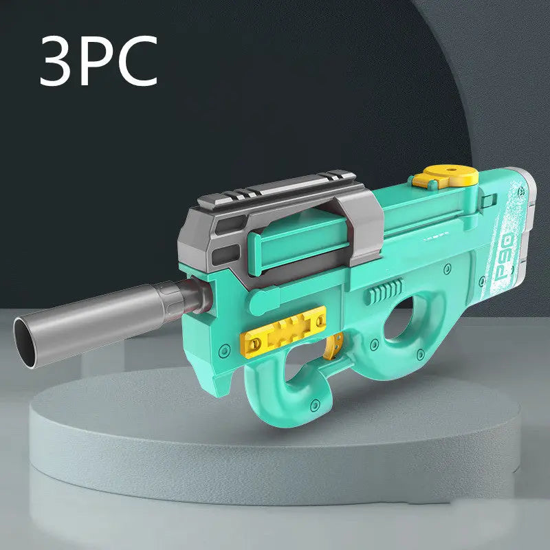 New P90 Electric Water Gun High-Tech Kids Toys Outdoor Beach Pool Large Capacity Summer Gel Blasting Water Gun For Adults Mytrendss