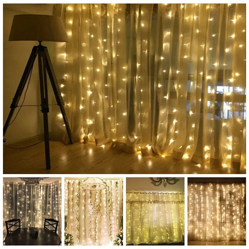 Christmas LED Curtain Lights - Mytrendss