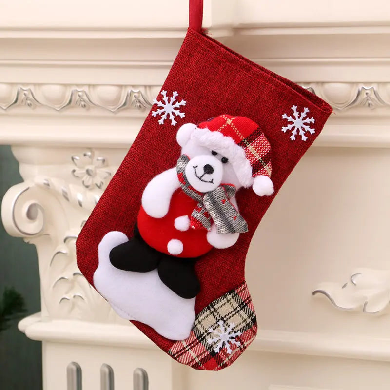 Christmas gift bag christmas hanging socks - Mytrendss