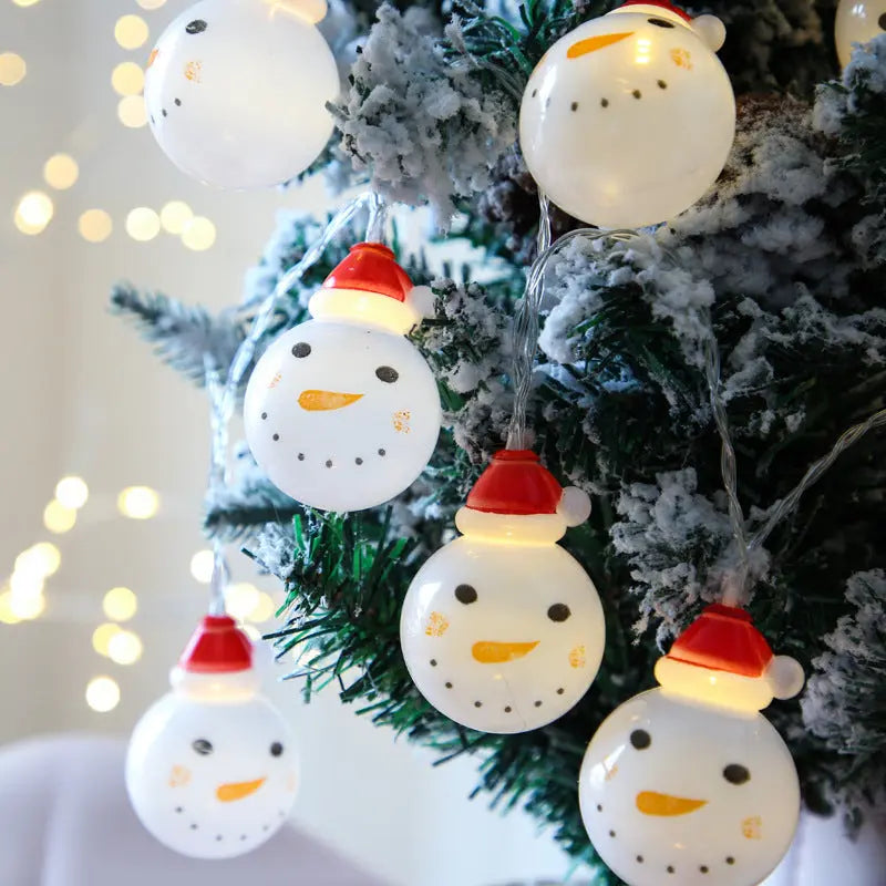 Snowman string lights Christmas lights decoration lights - Mytrendss