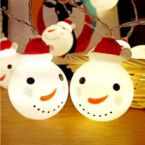 Snowman string lights Christmas lights decoration lights - Mytrendss