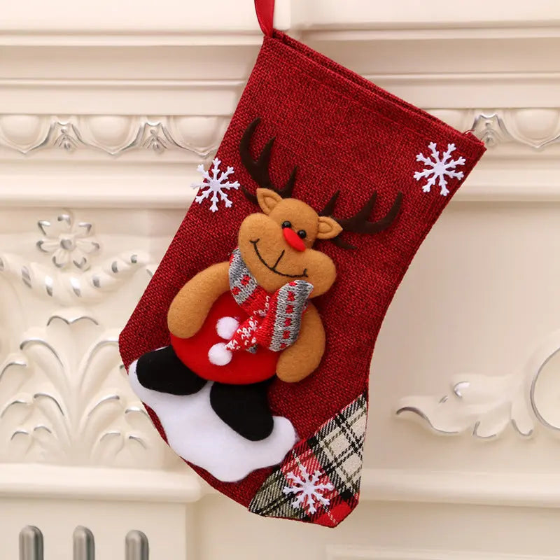 Christmas gift bag christmas hanging socks - Mytrendss