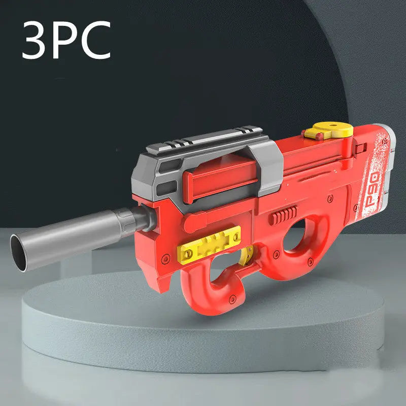 New P90 Electric Water Gun High-Tech Kids Toys Outdoor Beach Pool Large Capacity Summer Gel Blasting Water Gun For Adults Mytrendss