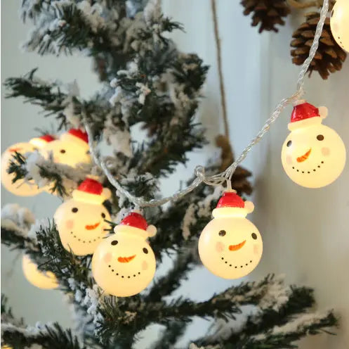 Snowman string lights Christmas lights decoration lights - Mytrendss