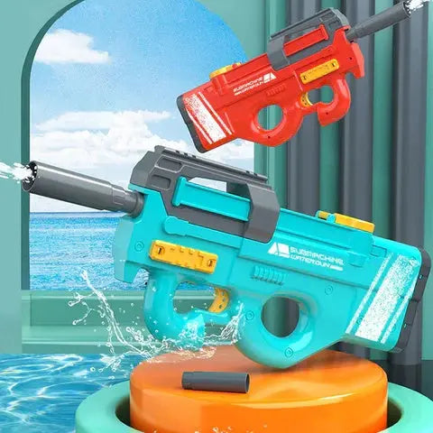 New P90 Electric Water Gun High-Tech Kids Toys Outdoor Beach Pool Large Capacity Summer Gel Blasting Water Gun For Adults Mytrendss