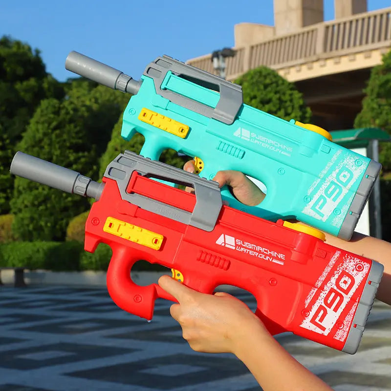 New P90 Electric Water Gun High-Tech Kids Toys Outdoor Beach Pool Large Capacity Summer Gel Blasting Water Gun For Adults Mytrendss