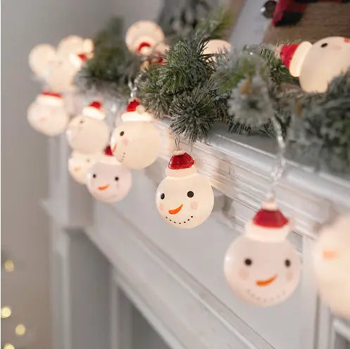 Snowman string lights Christmas lights decoration lights - Mytrendss